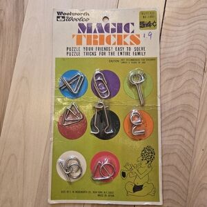 Vintage Woolworth Woolco Magic Tricks Kit